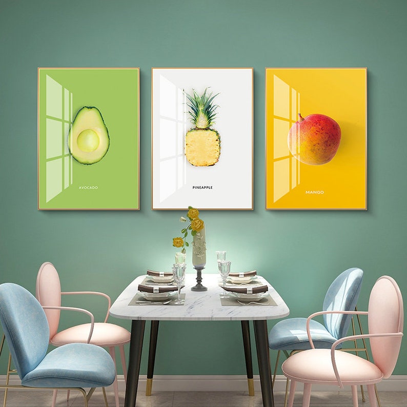 Set de 3 Cuadros Frutas - Oz Cuadros Decorativos